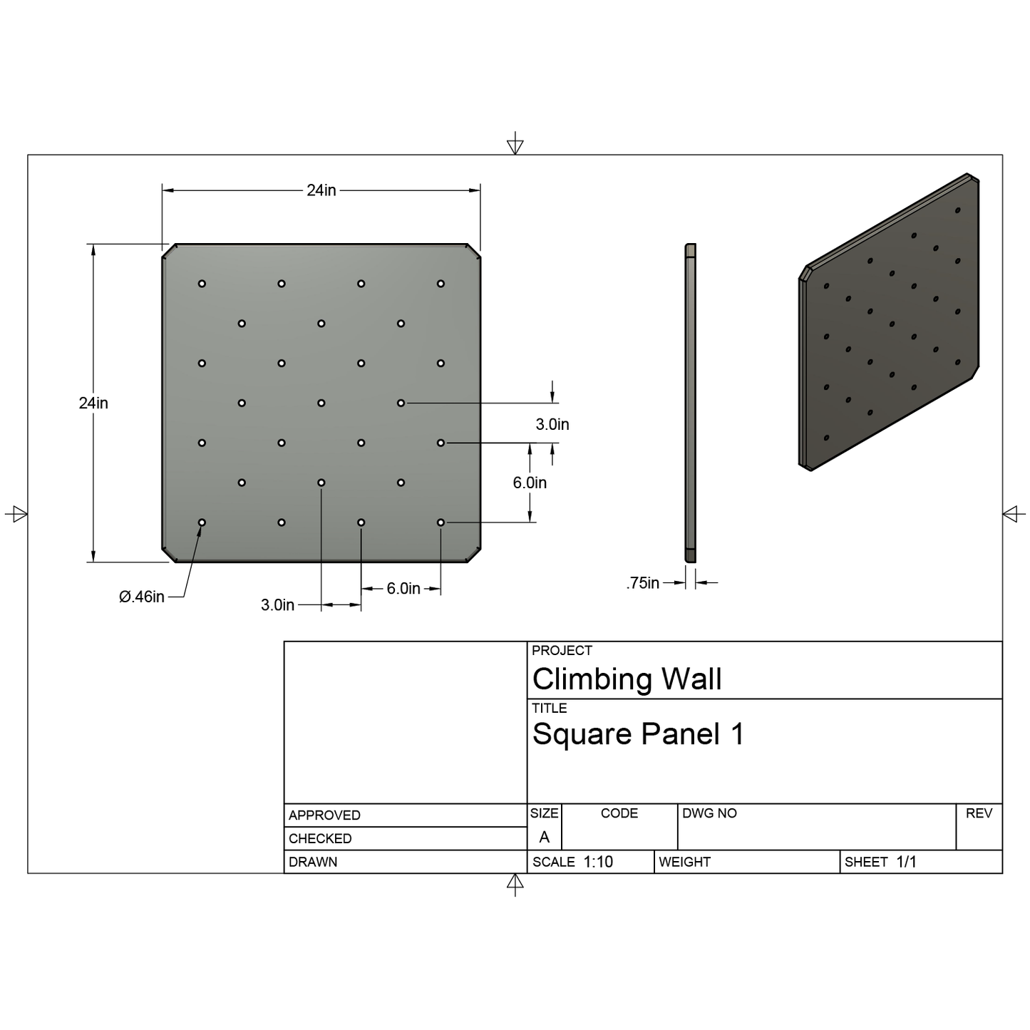 Square Bouldering Wall Files